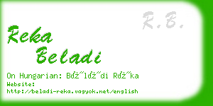 reka beladi business card